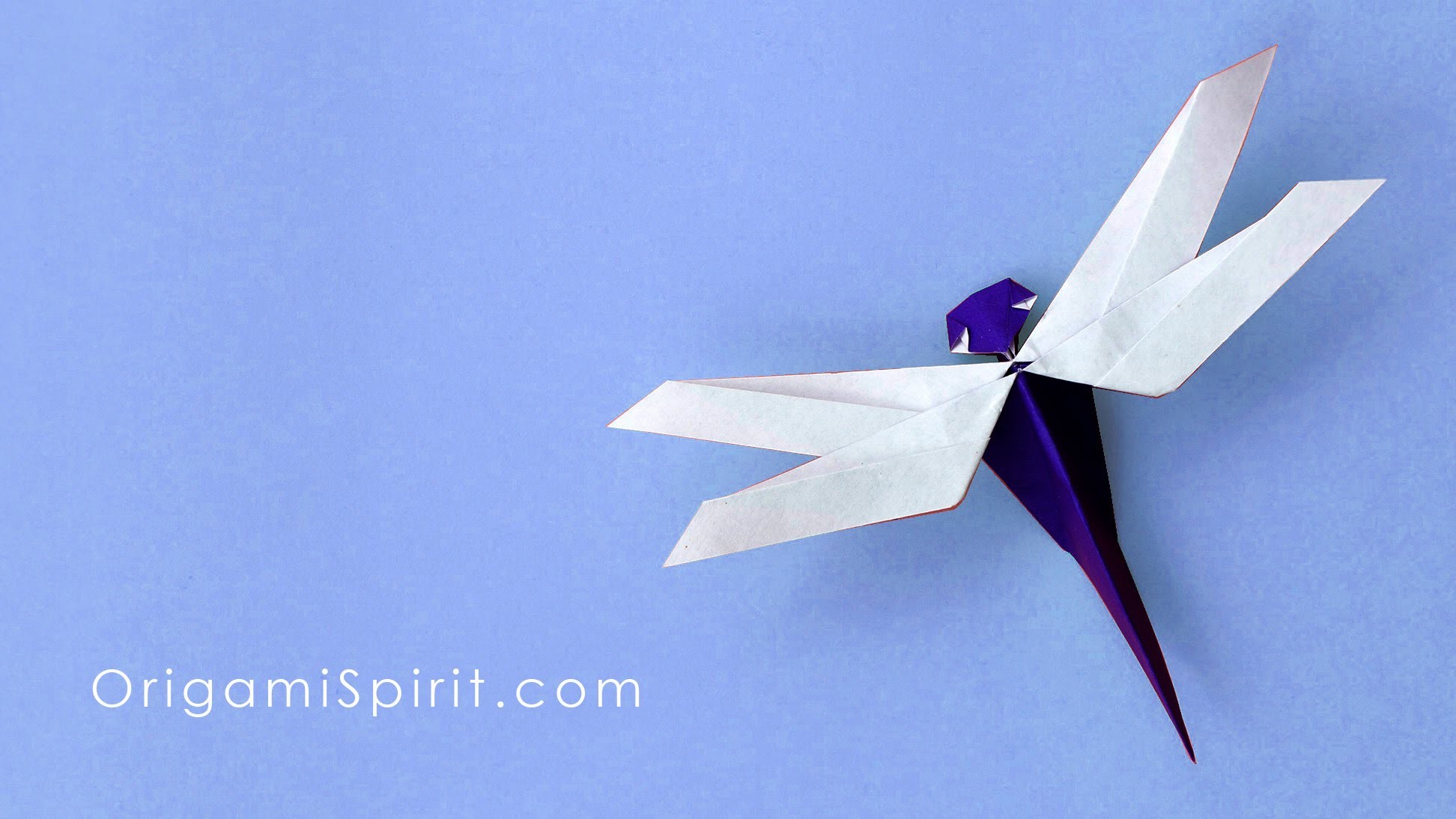 origami dragonfly by satoshi kamiya
