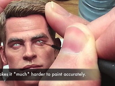 Painting a 1.6 Captain Kirk - Entire process - Part 8