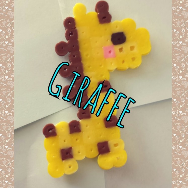 Perler Bead | Giraffe | #2