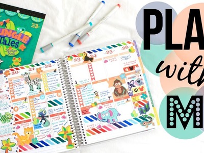 PLAN WITH ME | JUNGLE TALES THEMED