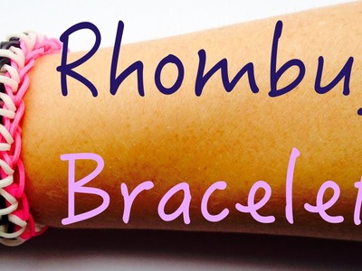 Rainbow Loom - Rhombug Losange - Tutorial How to (Easy tuto facile français)