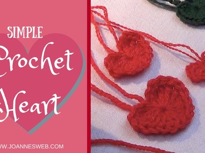 Simple Crochet Heart (REVISED)