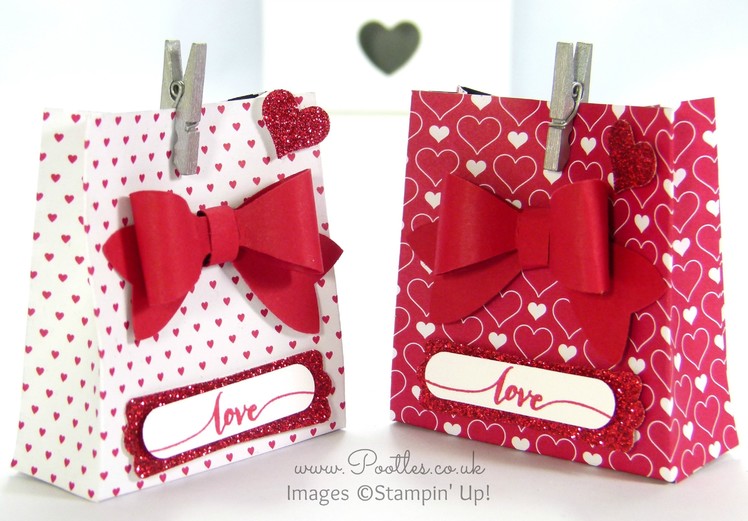 SpringWatch 2015 Red Heart Bow Builder Bag Tutorial