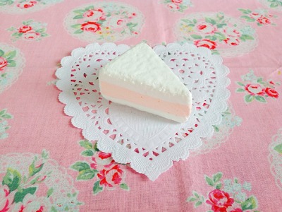 Squishy Tutorial: Easy Pastel Cake Slice ♡