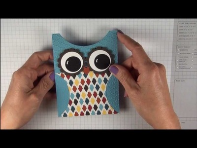 Stampin' Up! owl card and treat holder