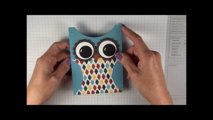 Stampin' Up! owl card and treat holder