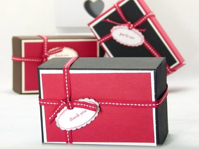 Stampin Up Tea Light Gift Box