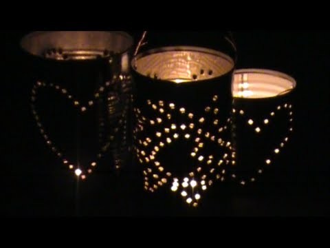 Up Cycle Your Cans Into Lanterns for Christmas