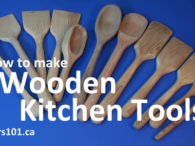 Wooden Kitchen Tools - How To Make Homestead Style