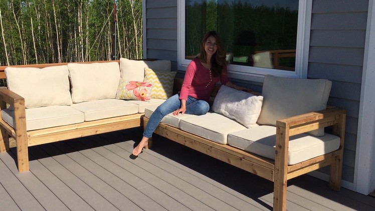 2x4 Outdoor Sectional Tutorial