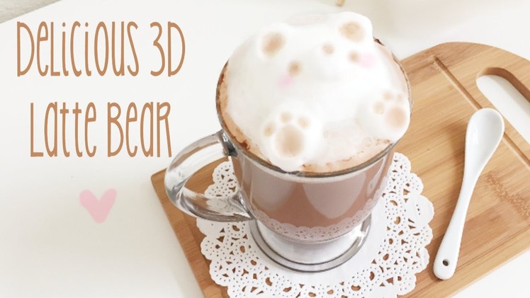 3D Latte Art Tutorial with real Milk Foam