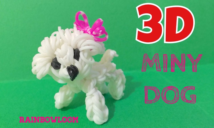 3D MINY dog Rainbowloom (happy animals)