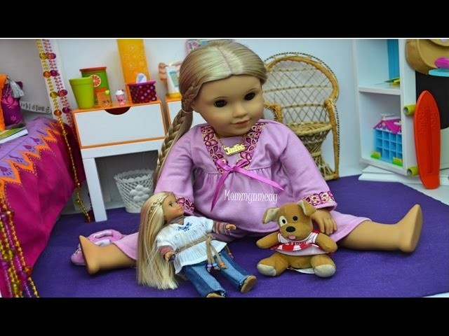 American Girl Doll ~ Setting up Julies's Bedroom Tour ~ BY REQUEST ~ Doll House tour