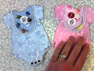 AUG 13 CLASS:  BABY ONESIE CARDS!