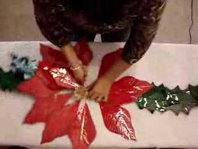 AWESOME! Christmas Poinsettia Decoration