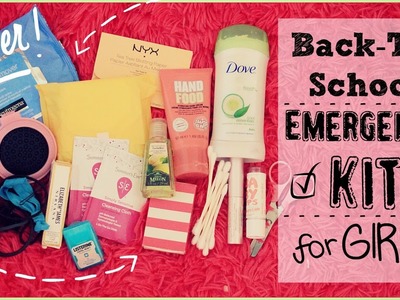 Back To School Emergency Kit For Girls♡