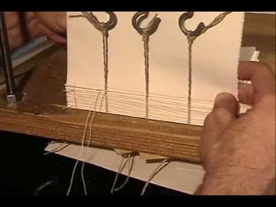 Bookbinding hand sewn lesson 1 step 4