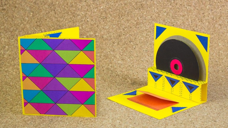 Carta Retro para  CD. Pop Up