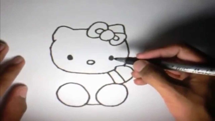 Como dibujar a Hello Kitty l How to draw Hello Kitty