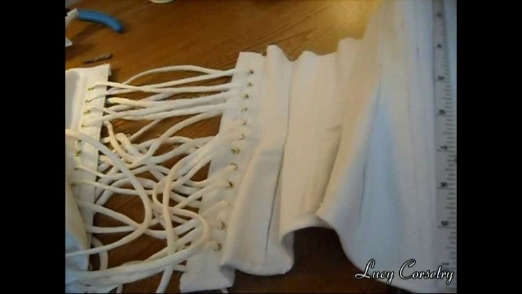 Corset Making: Sewing Boning Channels | Lucy's Corsetry