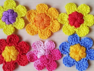 Crocheted Little Blossom Flower for Spring