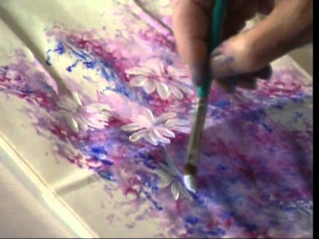 Daisy Gift using Acrylic Colors by Susan Scheewe video by ArtistSupplySource.com