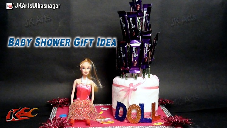 DIY Baby Shower Gift idea Barbie Doll | How to make | JK Art 656