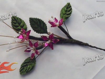DIY How to make Kundan Flower Bunch JK Arts 205