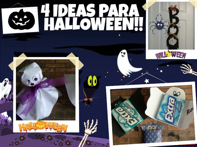 DIY Ideas Para Halloween (Decora tu Cuarto y Regal