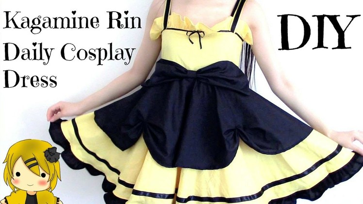 DIY Kagamine Rin Daughter of Evil Inspired Daily Cosplay Dress