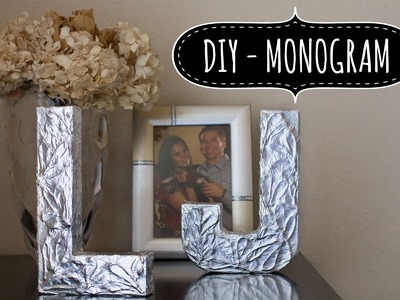 DIY Monogram letters. Monograma - letras (Wedding - .Bodas)