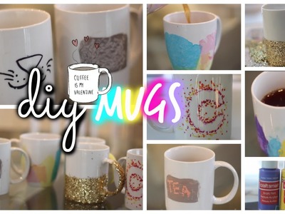 DIY Mugs! ♡ Cute & Quick