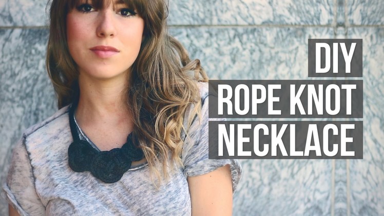 DIY → Rope Knot Necklace | Penelopel.