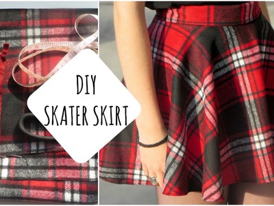 ♥DIY | Skater.Circle Skirt (Without pattern)