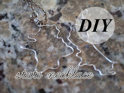DIY State.Country Wire Necklace | Laura Neuzeth