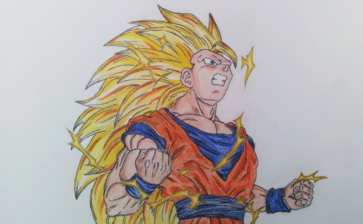 Drawing Goku SSJ3