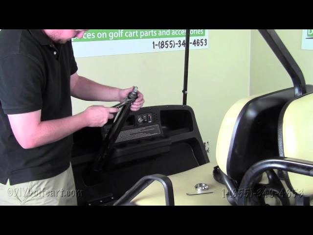 EZGO Steering Column | How To Install Video | Installing Golf Cart Stainless Steel Sleeve