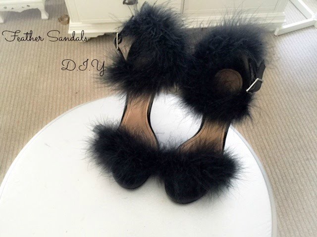 Feather Sandals D.I.Y | 2014
