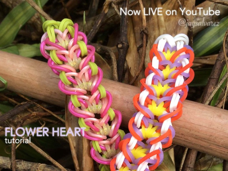FLOWER HEART Monster Tail bracelet tutorial
