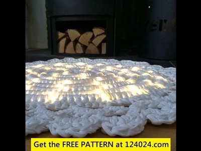 Free crochet rug pattern