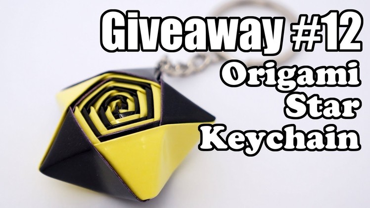 Giveaway #12 - Origami Keychain