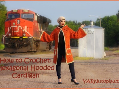 How to Crochet a Hexagonal Hooded Cardigan