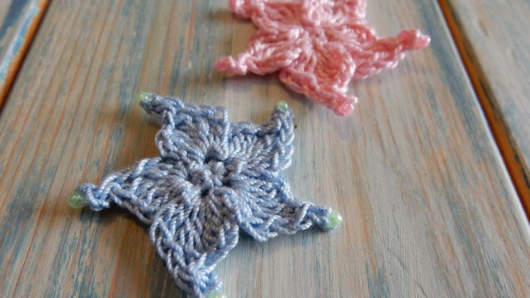 How to Crochet a Small Beaded Star