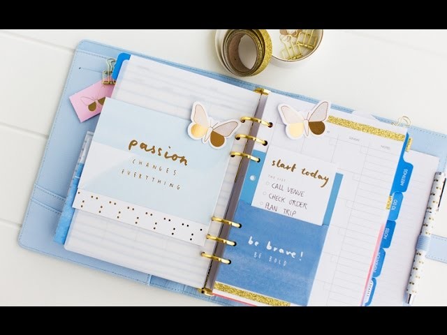 How To Customise your kikki.K Planner & Make it Oh So Pretty
