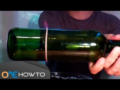 How to Cut Glass Bottles with a String and Fire