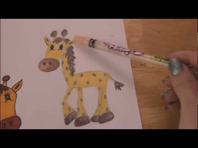How to Draw: 2 GIRAFFE Doodles