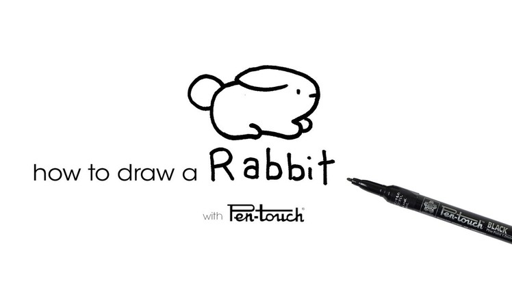 How to Draw a Rabbit Tutorial by Turtle Wayne of Instagram