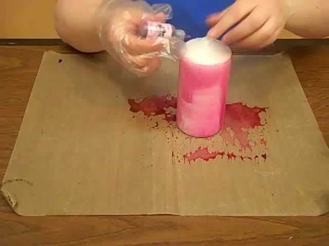 How to Dye a Candle with Alcohol Ink