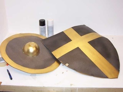 How to make a Cardboard Shield for Halloween or just for fun