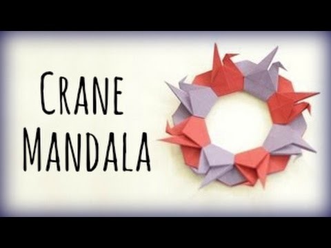 How to make a Crane Mandala (Tsuru Ring)